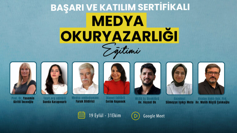 Vicdan Vakfı Medya Okuryazarlığı Eğitimi Başladı: İlk Ders “Medya Etiği ve Nefret Söylemi”
